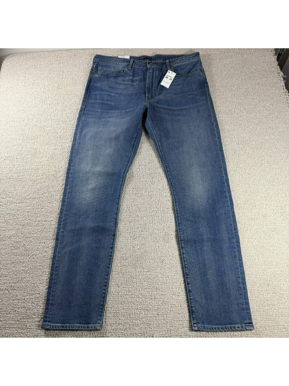 Levi's Made & Crafted Needle Narrow Skinny Jeans Blue Men’s Size 38 x 34